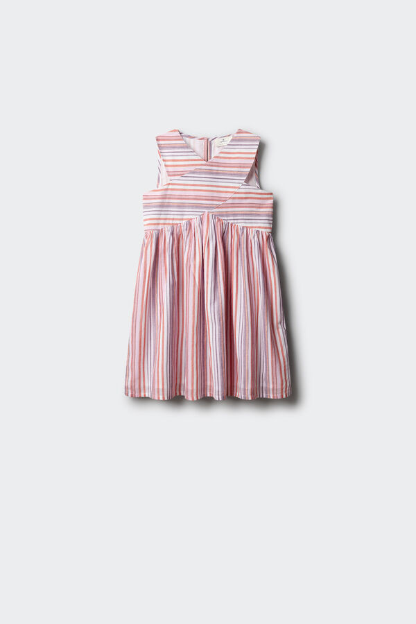 Springfield Kids Vestido para menina em lurex rosa