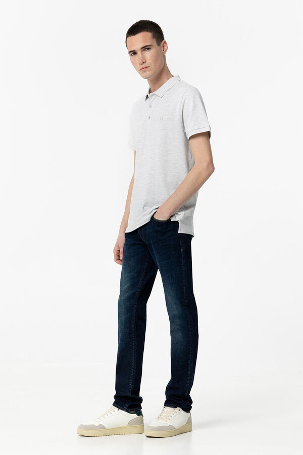 Tiffosi Jeans Leo Comfort Fit con Cintur&oacute;n azul