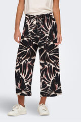 Only Pantal&oacute;n cropped fluido estampado