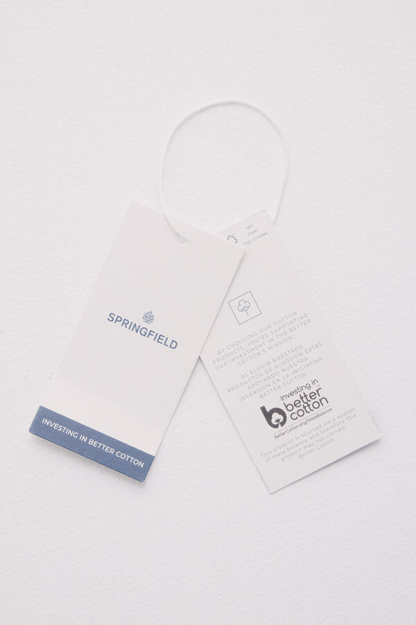 Springfield Polo piqué boxy fit azul