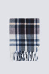 Springfield Bufanda cuadros tart&aacute;n azul
