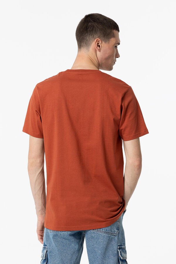 Tiffosi Camiseta con Estampado Frontal naranja