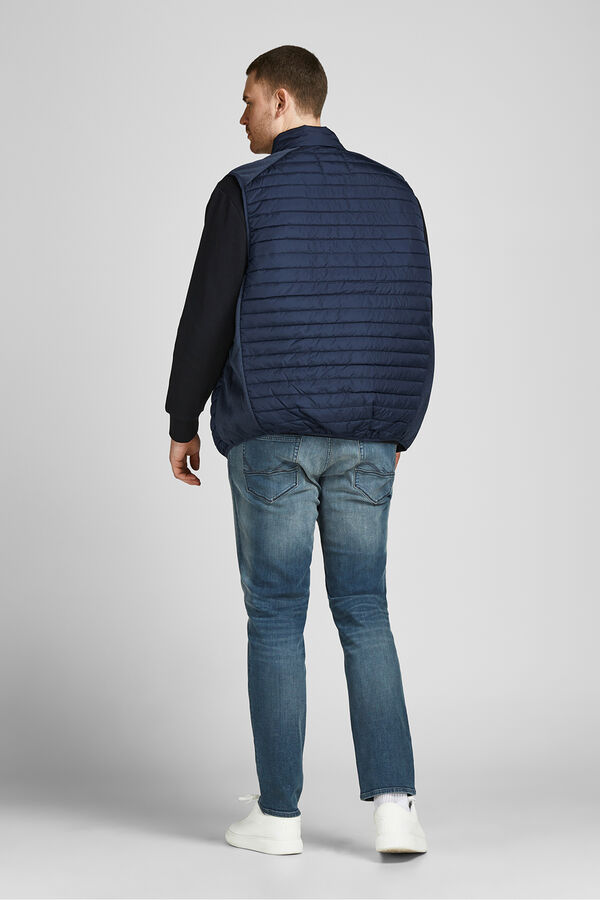 Jack & Jones PLUS Chaleco acolchado ligero PLUS azul