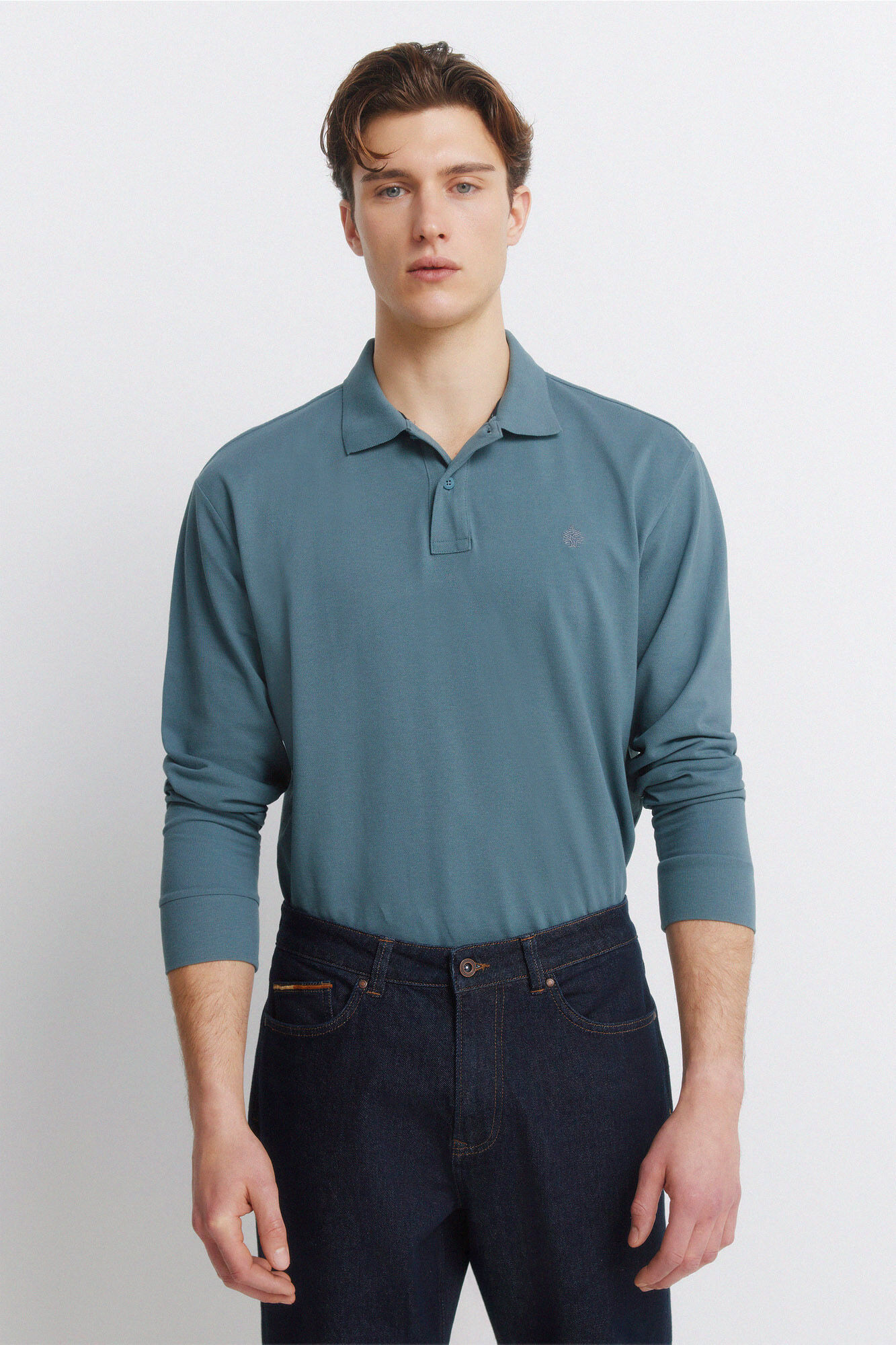Springfield Polo Springfield b&aacute;sico manga comprida regular fit
