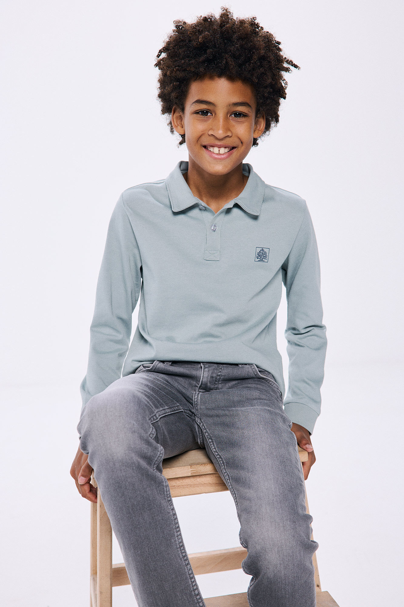 Springfield Kids Polo manga larga &aacute;rbol ni&ntilde;o