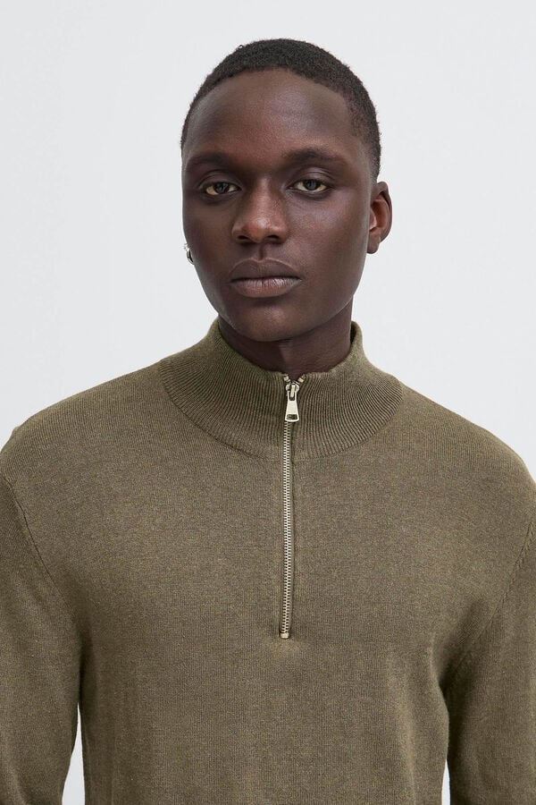 Blend Camisola de gola alta estampado