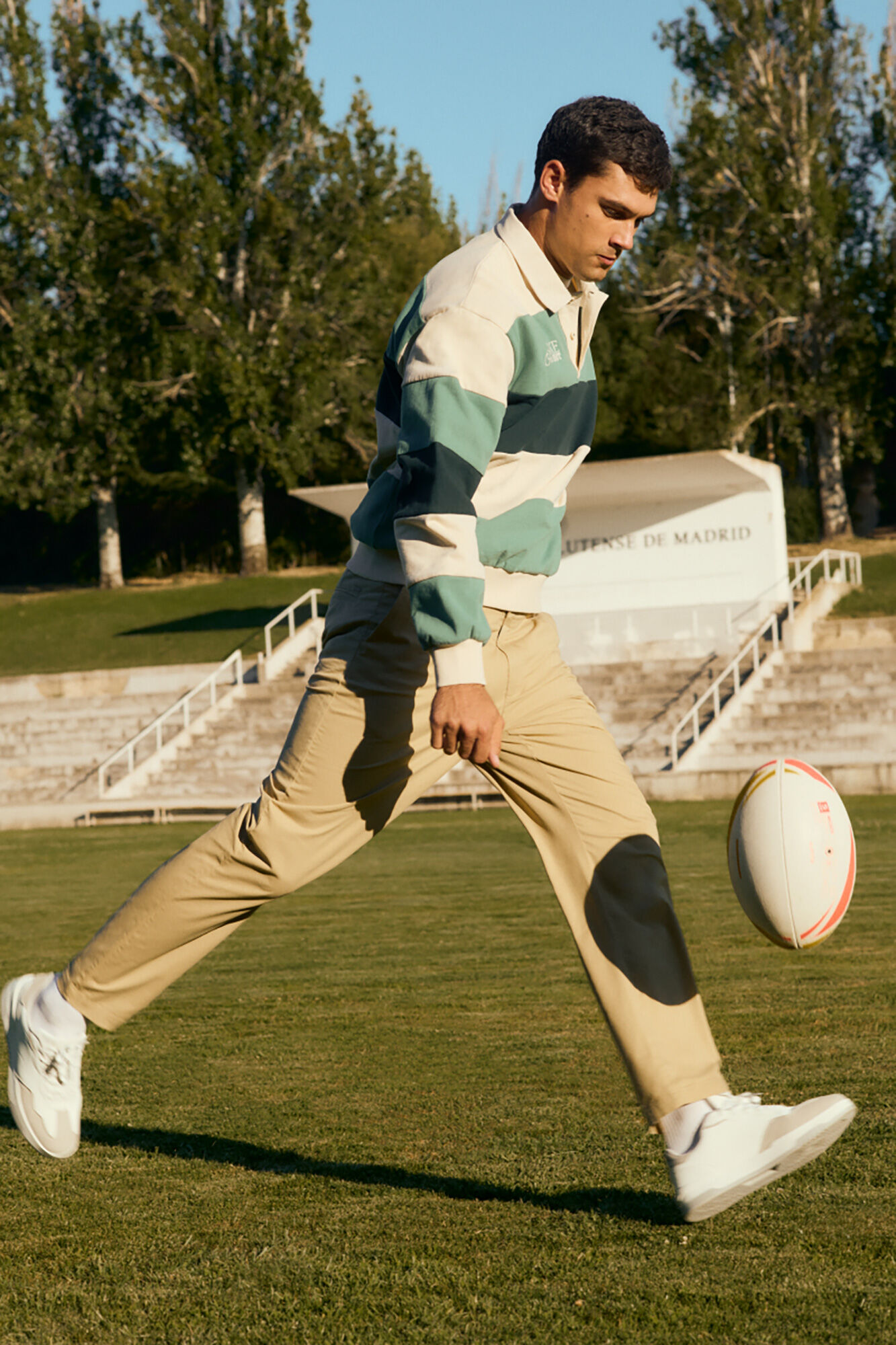 Springfield riscas Sweatshirt de rugby 