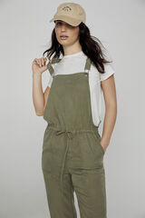 Only Peto largo holgado verde