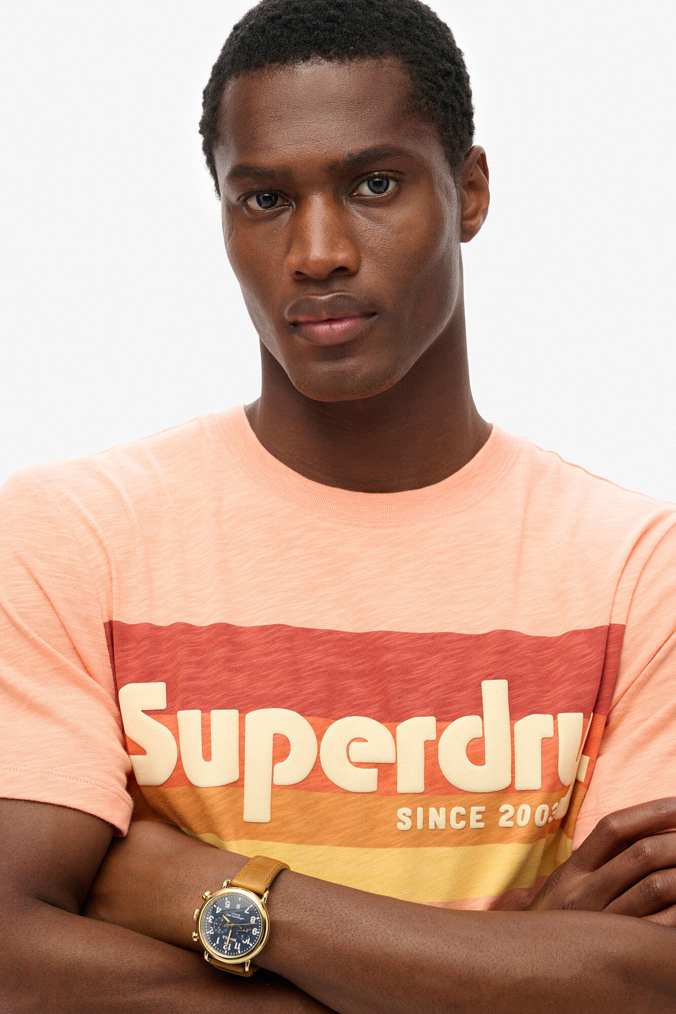 Superdry Camiseta Terrain Logo Stripe Relxed Tee