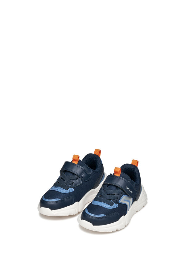 Geox T&eacute;nis efeito pele azul