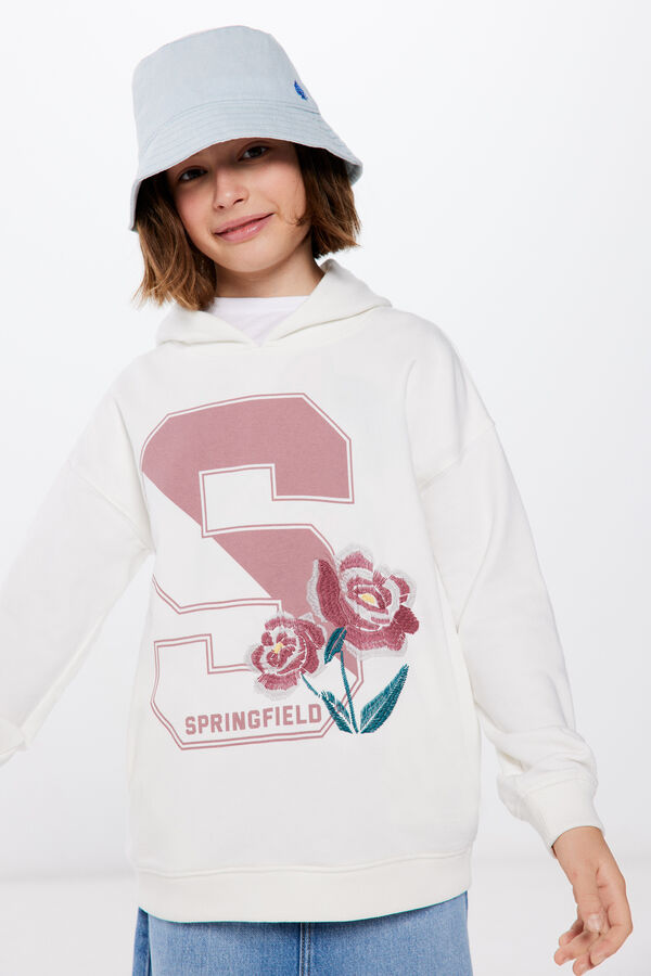 Springfield Kids Sweatshirt capuz "S" menina castanho