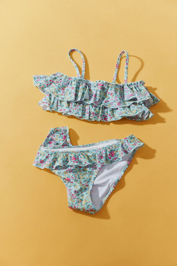 Springfield Kids Bikini flores ni&ntilde;a verde