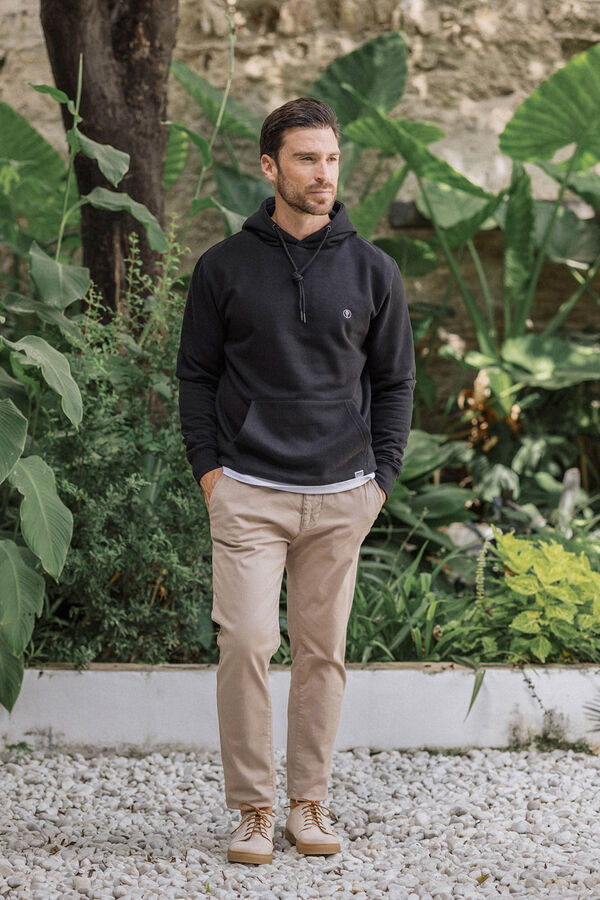 Celopman Sudadera Canguro Con Capucha negro