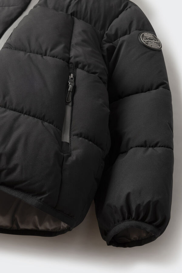 Springfield Kids Chaqueta acolchada ni&ntilde;o negro