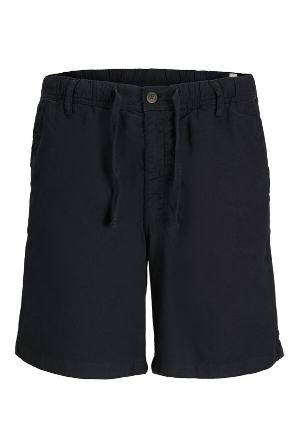 Jack & Jones PLUS Bermuda relaxada fit PLUS preto