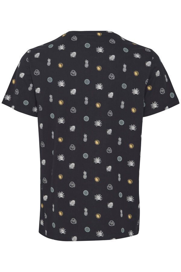 Blend T-shirt Manga Curta - Mini Print  preto