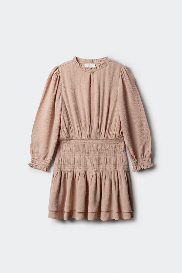 Springfield Kids Vestido de menina Plumetti rosa