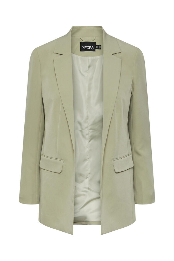 Pieces Blazer b&aacute;sica verde