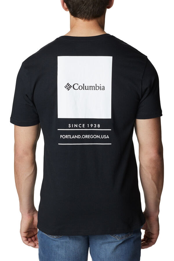 Columbia Camiseta estampada Columbia Barton Springs&trade; para hombre negro