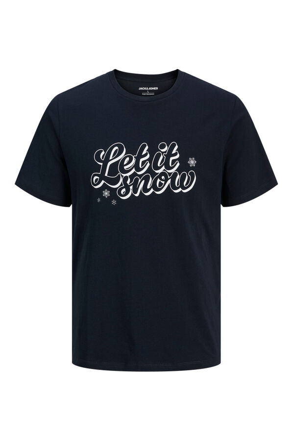 Jack & Jones T-shirt de Natal de manga curta azul