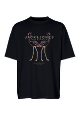 Jack & Jones Camiseta print delantero negro