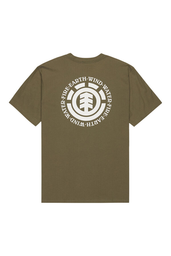 Element T-shirt de manga curta bege