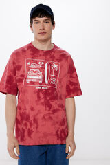 Springfield Camisola surf tie dyed vermelho