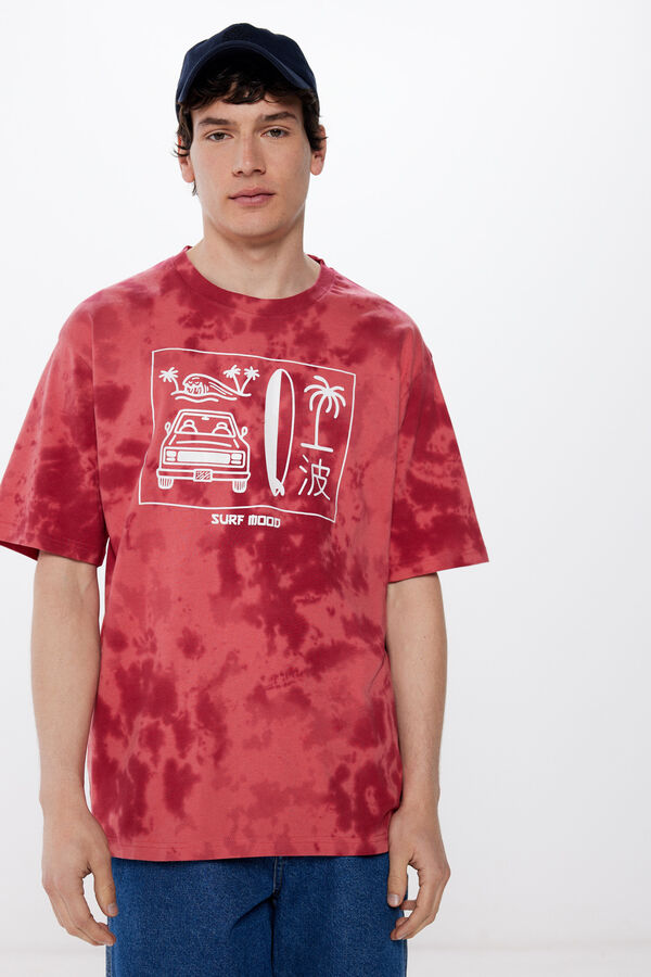 Springfield Camisola surf tie dyed vermelho