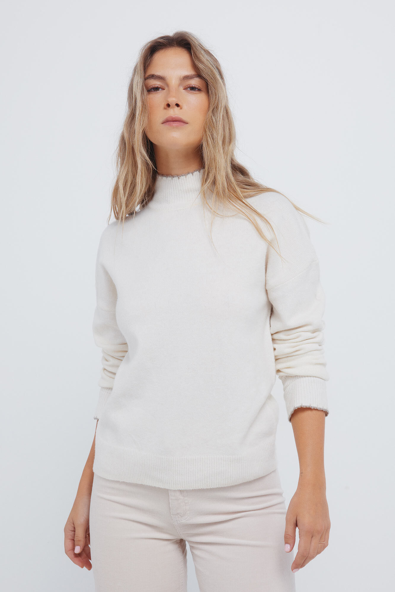 Springfield Jersey de punto cable knit