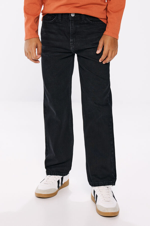 Springfield Kids Cal&ccedil;a denim de menino skatista preto