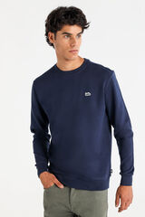 Lois Sweatshirt gola caixa azul
