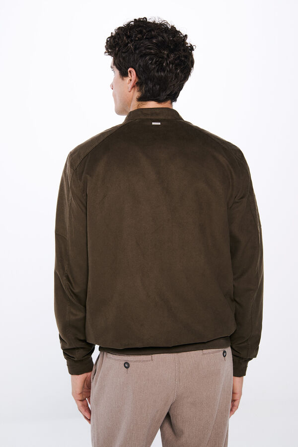 Springfield Cazadora efecto ante tostado