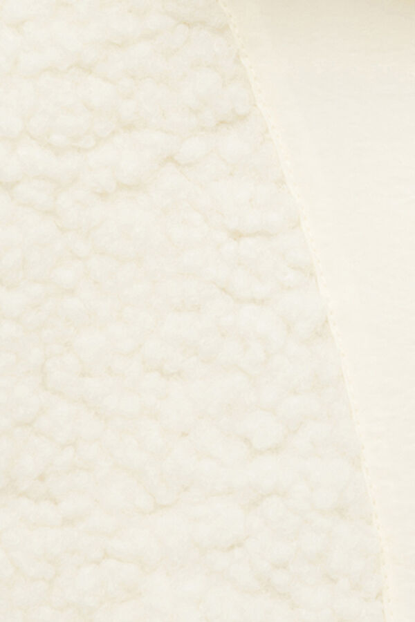 Koton Moletom de pel&uacute;cia bege