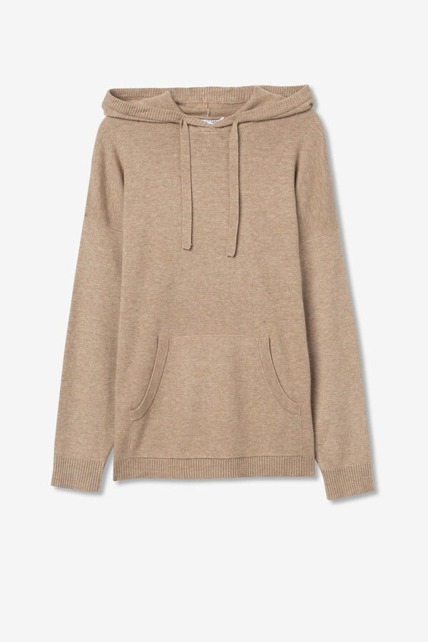 Tiffosi Jersey de Punto con Capucha nude
