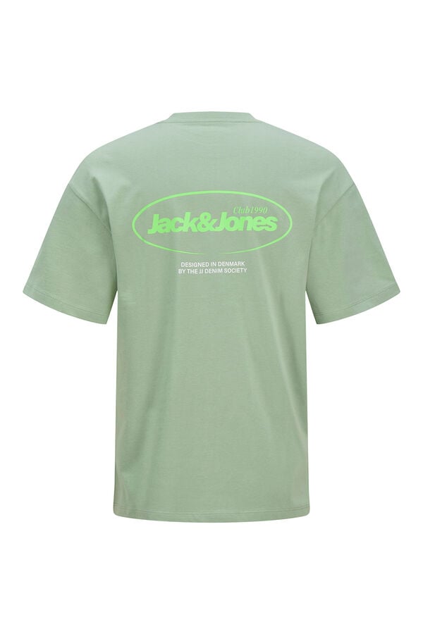 Jack & Jones Camiseta back print verde