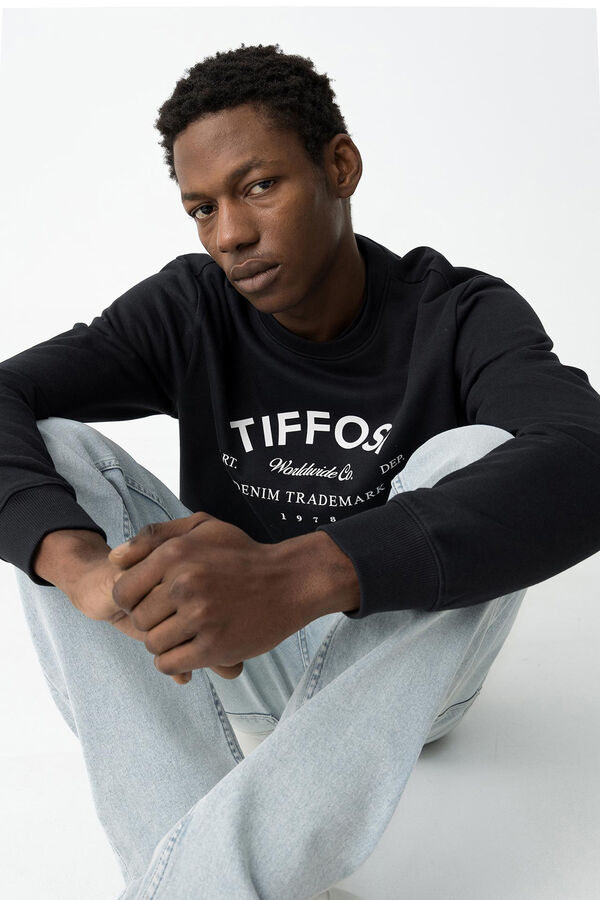 Tiffosi Sweatshirt estampado azul