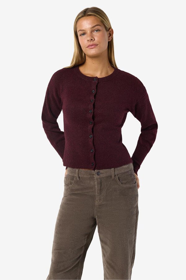 Noisy May C&aacute;rdigan abullonado morado/lila