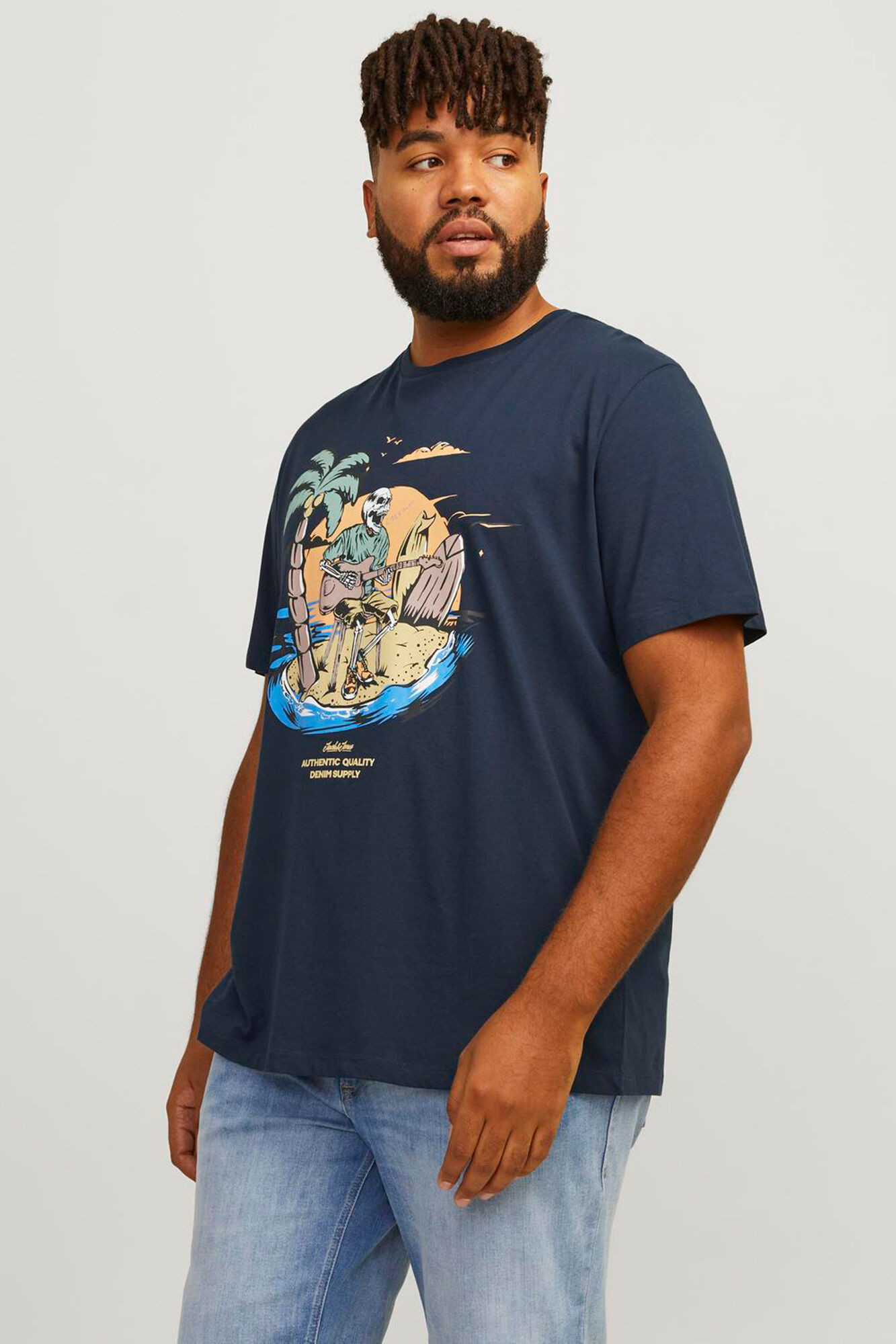 Jack & Jones PLUS Camiseta est&aacute;ndar fit Zion Plus