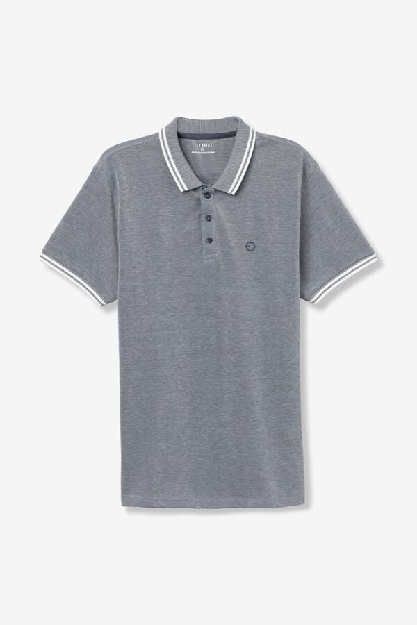 Tiffosi Polo com ajuste regular azul
