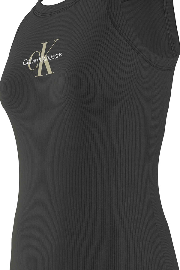 CK Jeans Vestido justo preto