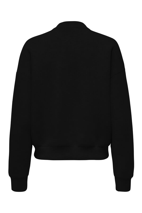 Only Chaqueta tipo chándal negro