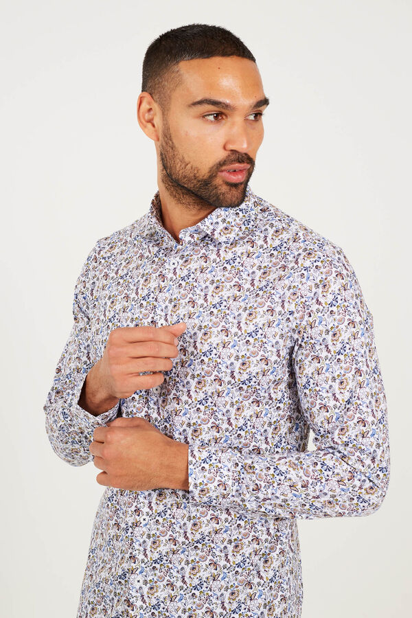 Brave Soul Camisa estampada branco