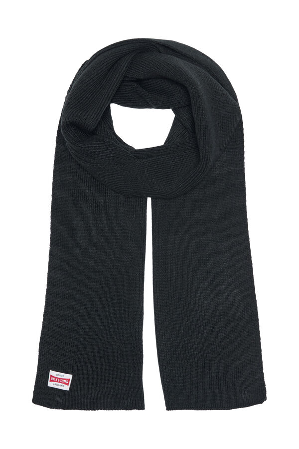 Only & Sons cachecol de malha preto