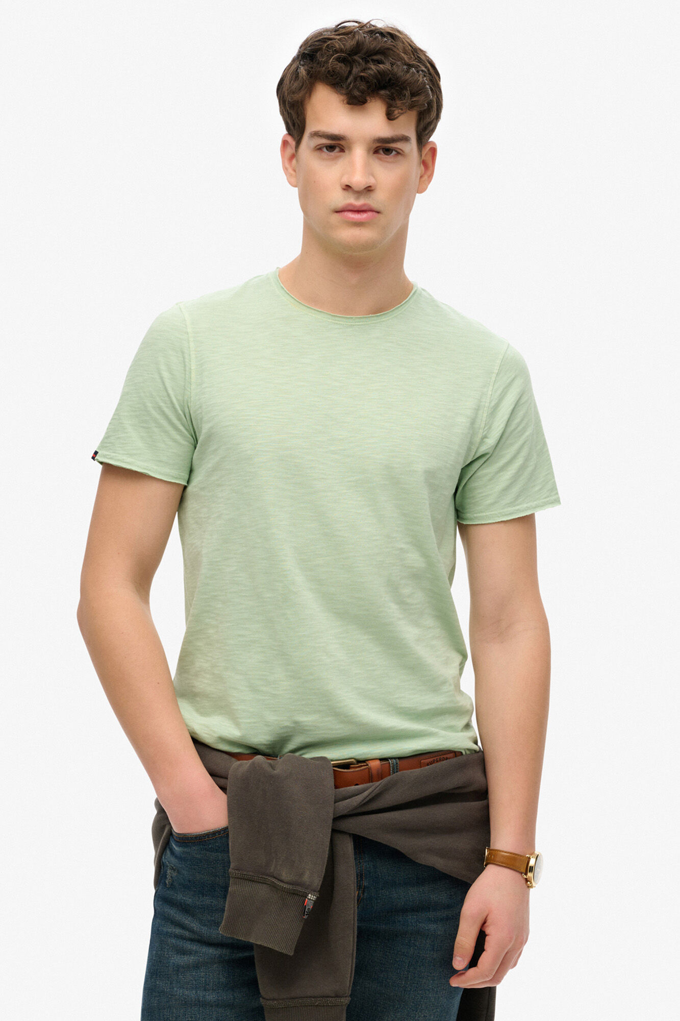 Superdry Raw Edge Slub T Shirt