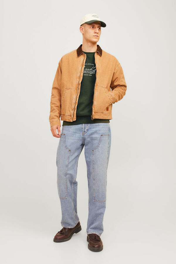 Jack & Jones Sudadera est&aacute;ndar fit verde