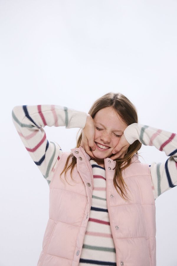 Springfield Kids Chaleco acolchado ni&ntilde;a rosa