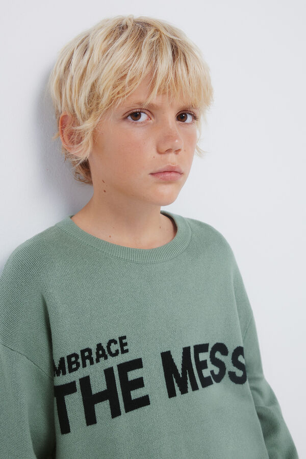 Springfield Kids Jersey "The mess" ni&ntilde;o verde