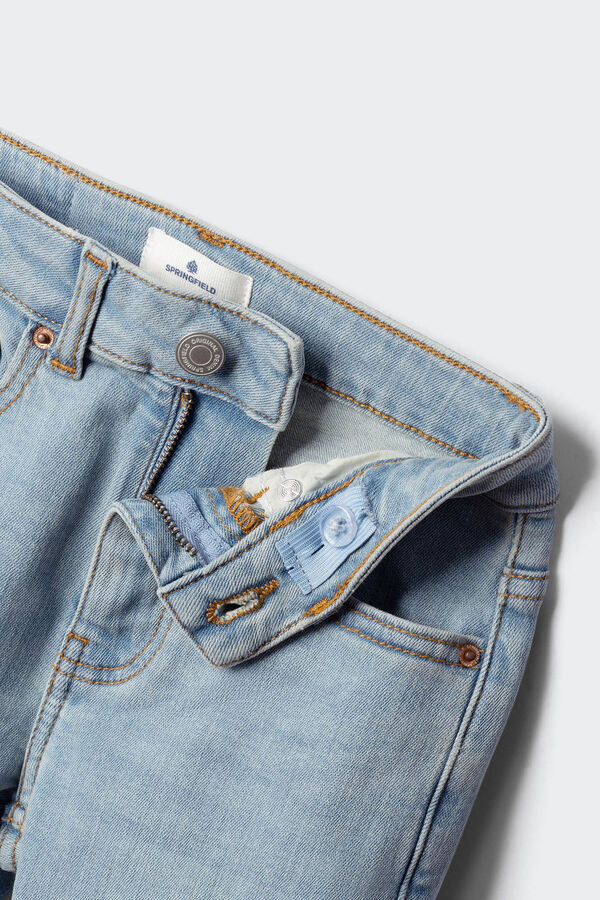 Springfield Kids Jeans Kick flare ni&ntilde;a azul