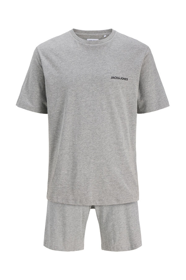 Jack & Jones Junior Conjunto de pijama em malha cinzento