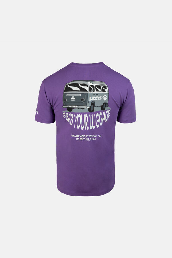 Izas Camiseta cl&aacute;sica manga corta KAIRI morado/lila